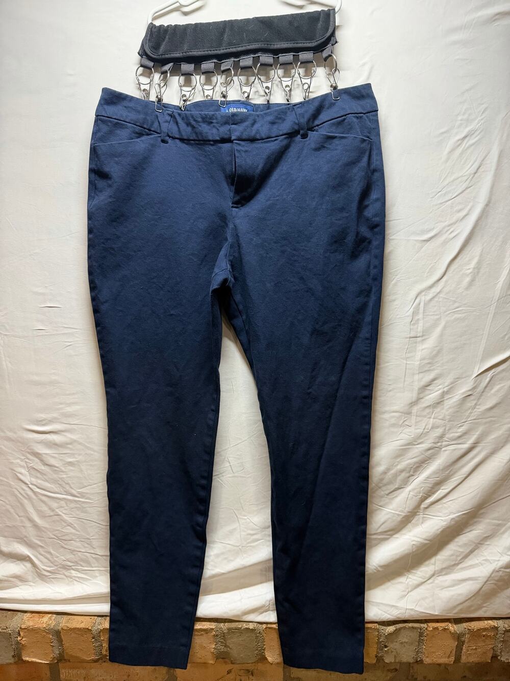 Old Navy Pixie Women’s 14 Regular Navy Mid Rise Stretch Ankle Pants